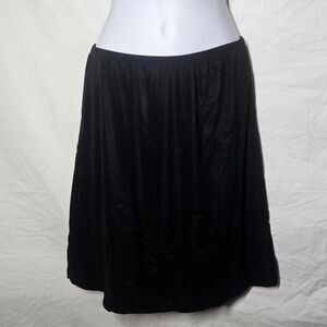 vintage 90s black stretchy mini skirt